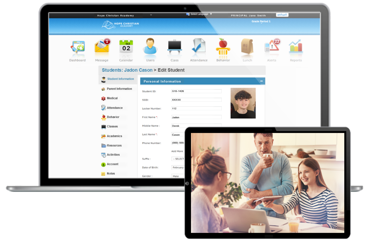 MySchoolWorx Student Profiles