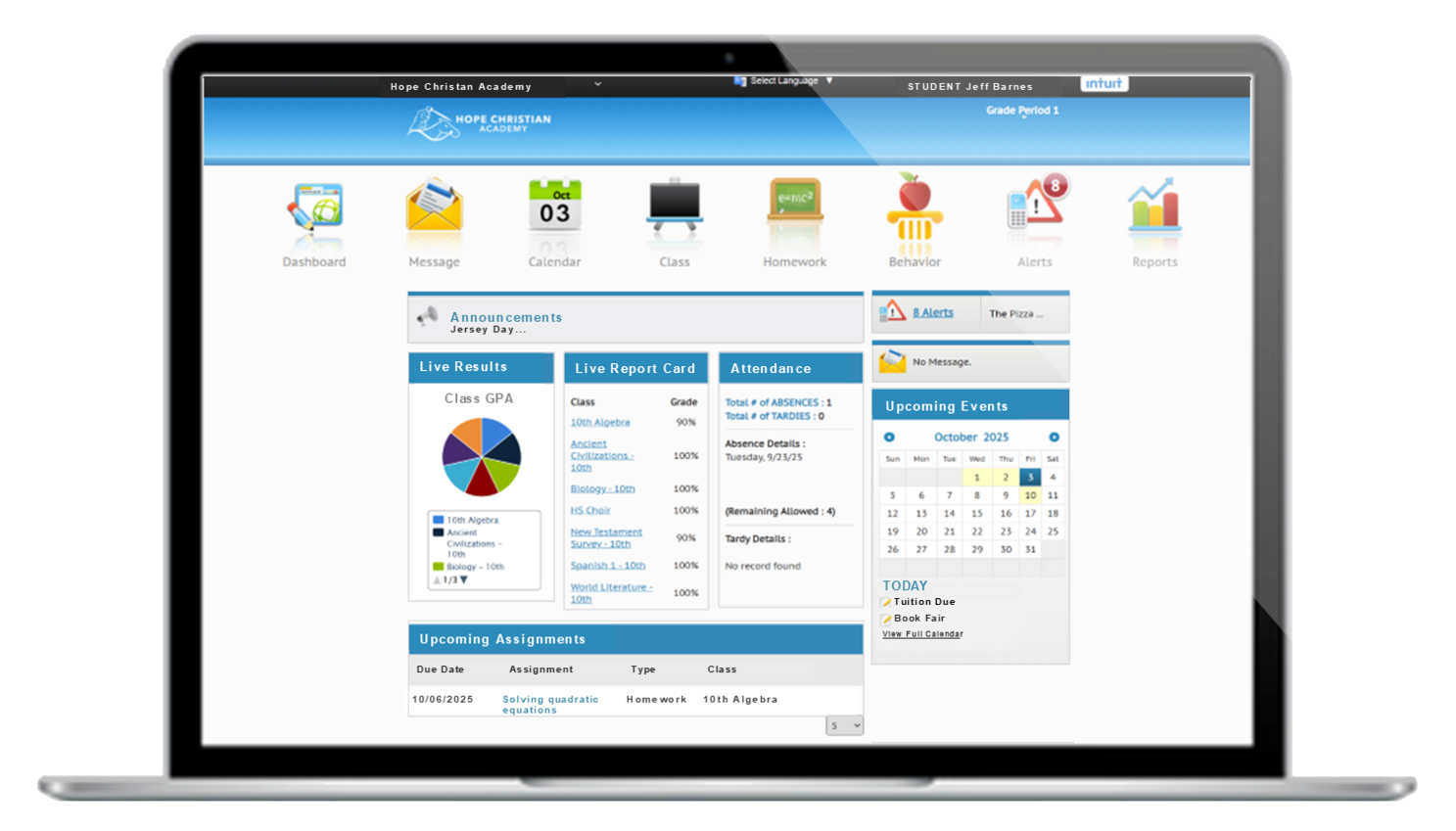 Student Dashboard